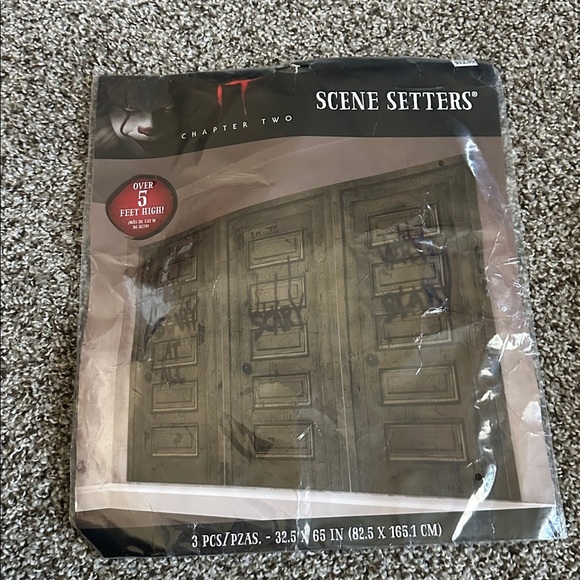 it movie Other - It Chapter Two- Scene Setters Over 5 Feet High New Backdrop Decoration